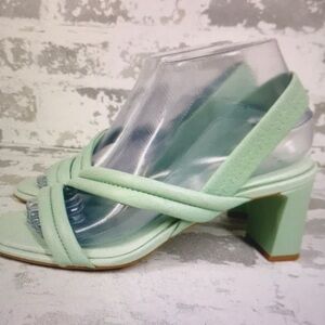 Born Light Green Women's Heeled Sandals